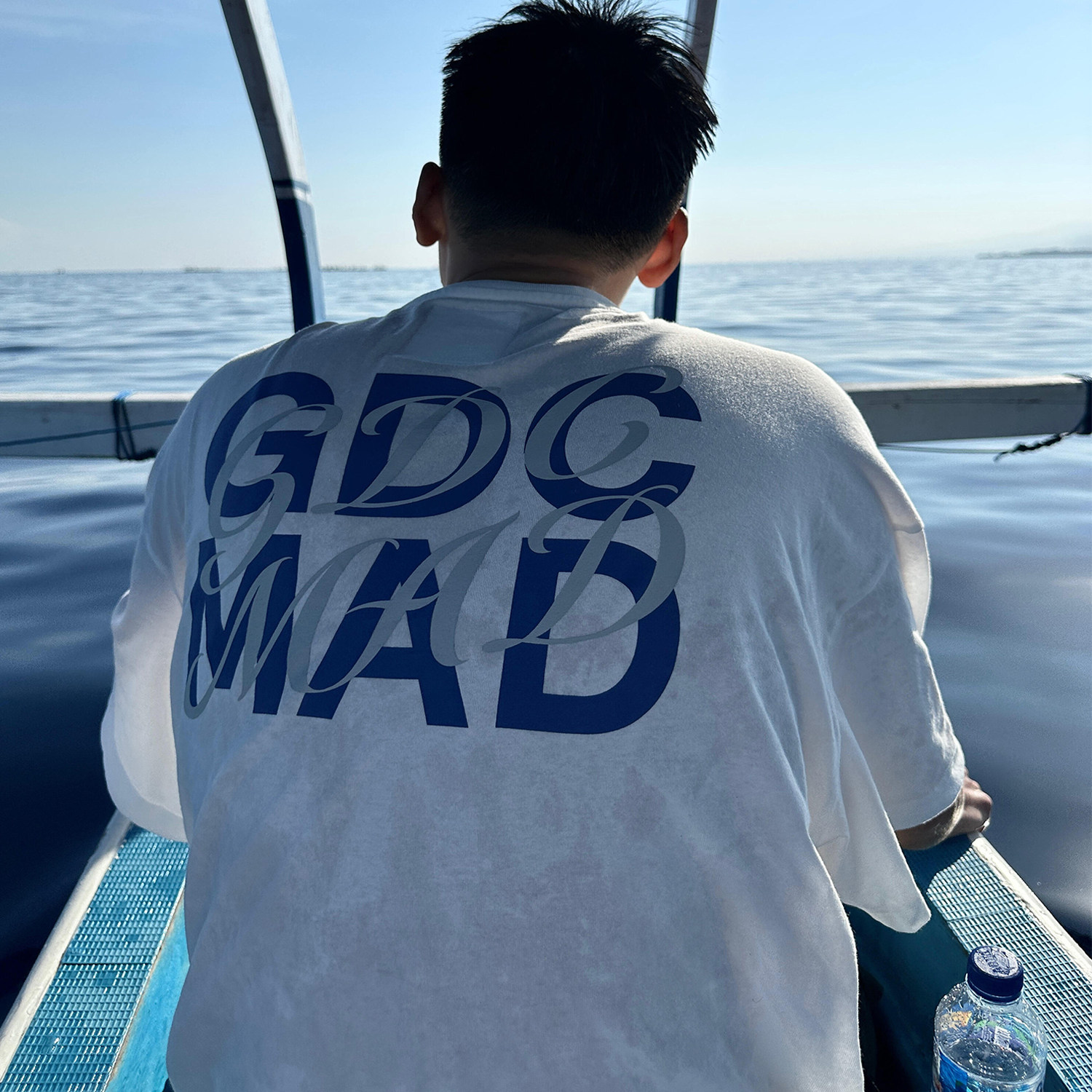 现货 MADNESS联名短袖tee 上海快闪店限定纯棉宽松T恤 余文乐同款