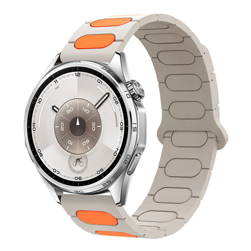 适用OPPOWatch磁吸硅胶表带18mm