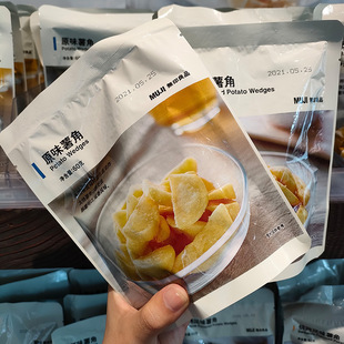 烧烤风味原味薯角60g休闲下午茶户外办公室零食小吃 MUJI无印良品