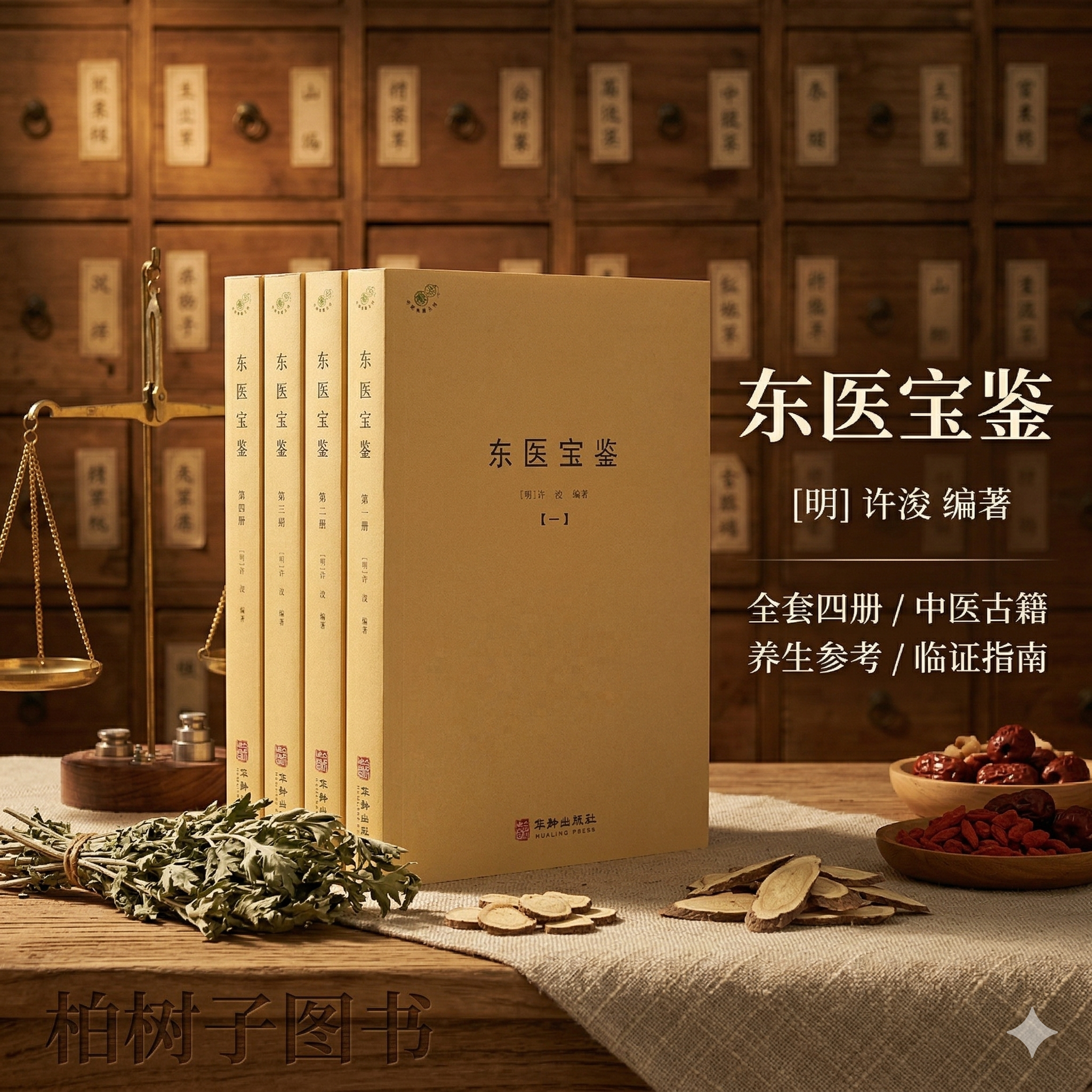 东医宝鉴 [明]许浚中医经典名著古籍全4册临床内科方剂针灸养生医方中药汤头歌诀大全中华经典名著全集丛书华龄出版社