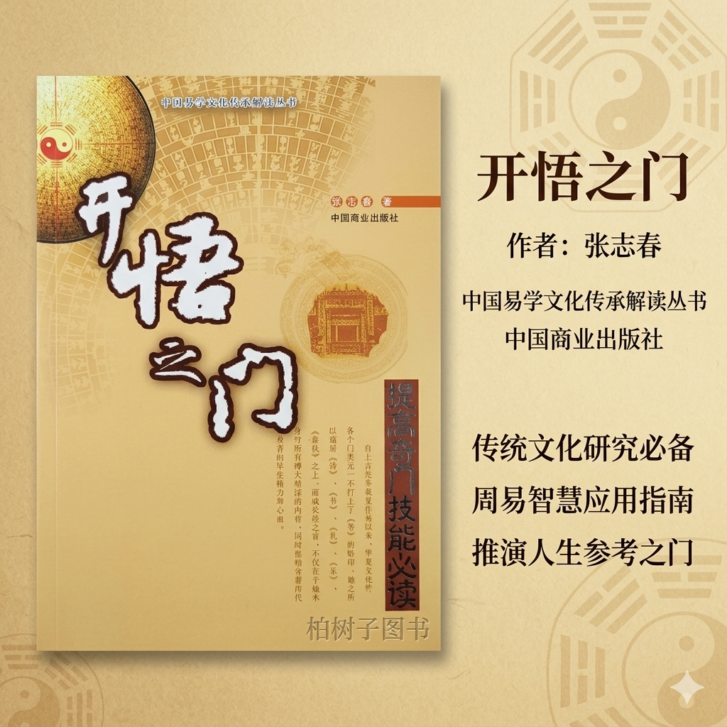 开悟之门 张志春著奇门遁甲预测学入门基础教程易经周易数术时家奇门排盘分析实战案例详解神奇之门姊妹篇