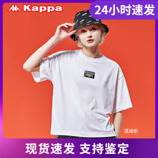 K0A42TD87 春夏 Kappa卡帕女运动短袖 休闲圆领印花T恤半袖