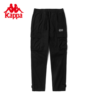 运动裤 Kappa卡帕休闲裤 裤 K0B52AX06D 男梭织工装 小脚卫裤