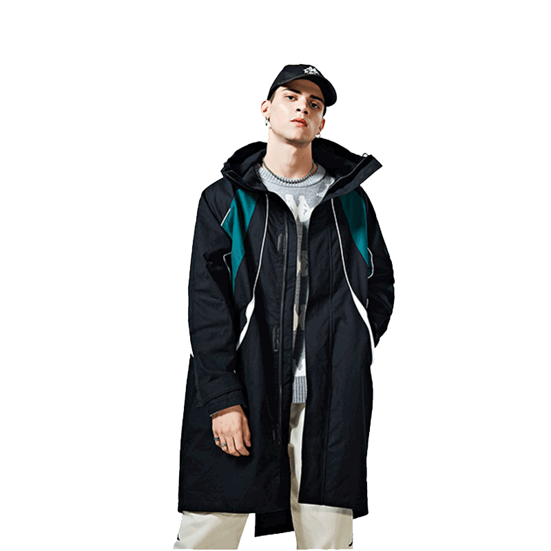 店铺推荐kappa卡帕加厚款防风衣