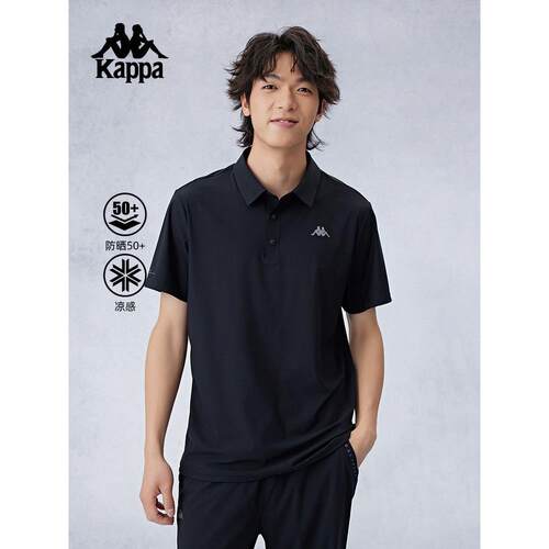Kappa卡帕背靠背新款运动polo衫男士夏季衣