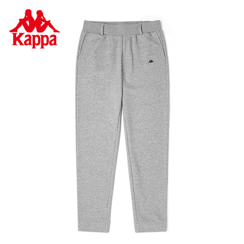 卡帕 Kappa运动裤情侣男女针织小脚卫裤K0BY2AK60G