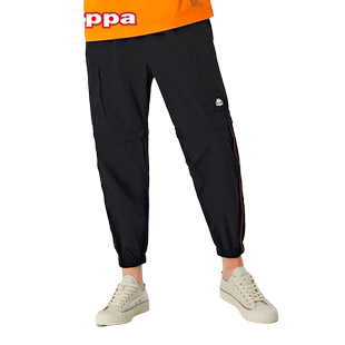 Kappa卡帕男款运动裤休闲收口工装裤长裤-K0A52AY83