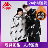 Kappa卡帕羊羔绒夹克情侣满印泰迪毛绒外套K0BZ2JJ23D