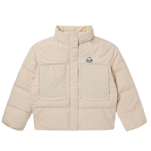 Kappa卡帕羽绒服新款冬女短款面包服工装防寒-K0B82YY70D