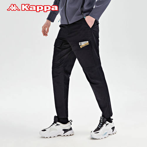 Kappa卡帕男工装直筒运动长裤