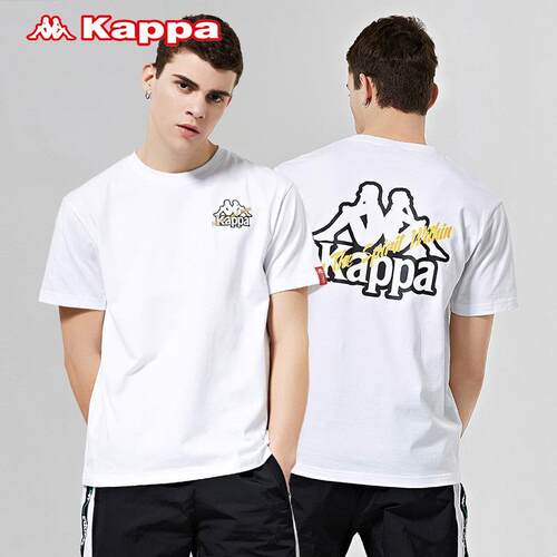 店铺推荐Kappa卡帕男款运动短袖T恤印花半袖春夏新款K0A12TD31D