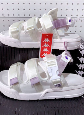 Kappa卡帕凉鞋新款女夏凉鞋户外沙滩拖鞋-K0B45LL19A