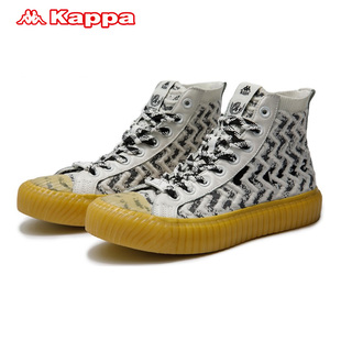 Kappa运动时装 KPCBGVS86C 男女轻便板鞋 系列高帮帆布鞋