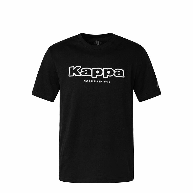 店铺推荐Kappa卡帕男款T恤印花半袖短袖图案衫春夏新款-KPCAATD01