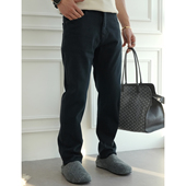 百搭休闲裤 港风简约基础款 潮牌ins时尚 男秋冬新款 四面弹力牛仔裤