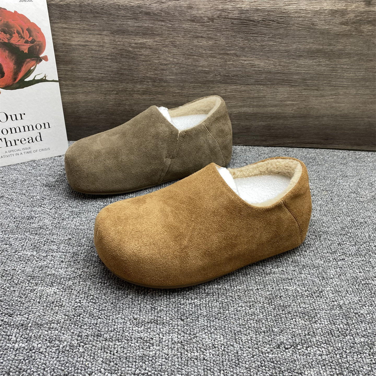 品牌撤柜处理磨砂牛皮加绒勃肯鞋女冬款内增高休闲毛毛保暖女棉鞋,女鞋,勃肯鞋/软木鞋,淘宝优惠券,粉丝福利购,淘宝优惠卷