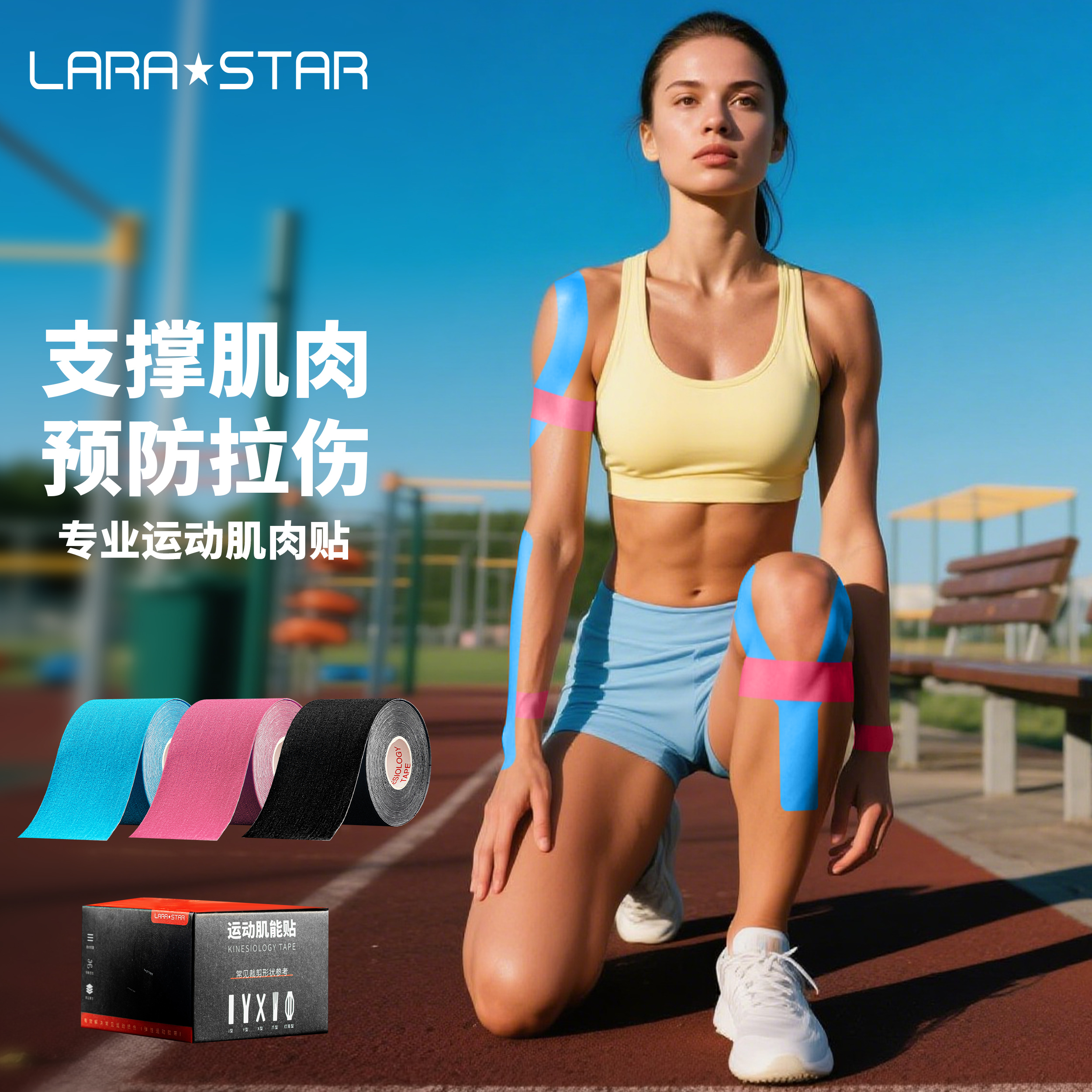 劳拉之星肌肉贴运动贴防冻酸痛