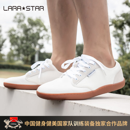 劳拉之星1042宽楦赤足鞋硬拉力量综合体能训练平底防滑室外运动鞋