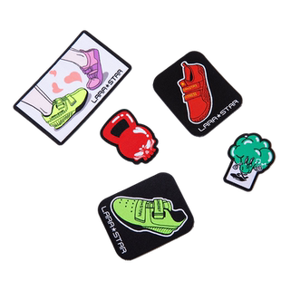 劳拉之星1004深蹲鞋硬拉鞋情侣款魔术贴贴章配件