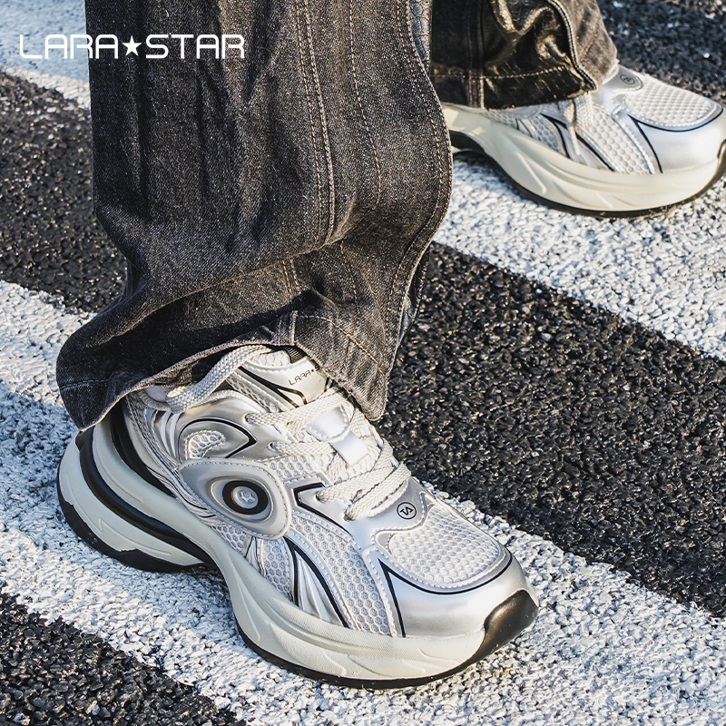 老爹鞋劳拉之星百搭休闲厚底