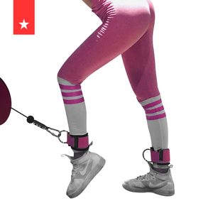 脚环绑腿扣脚踝绑带拉力绳