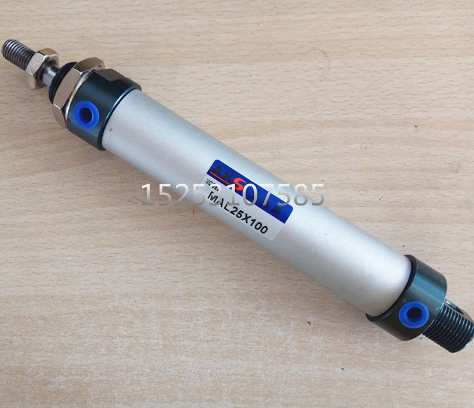 25*50/75/100/125双作用带尾巴前后固定气缸气动元件机器设备配件