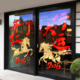 新年装 饰贴纸玻璃门贴2026饭店过年氛围布置马年大吉窗花春节静电
