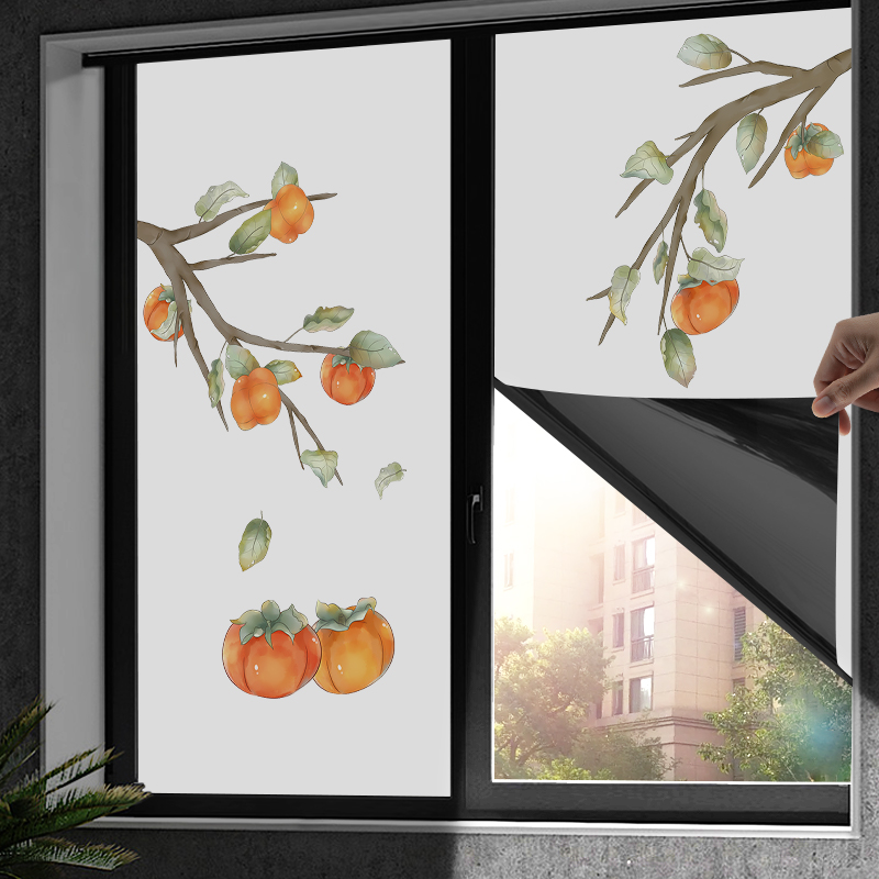 窗户贴纸防走光遮光窗纸玻璃贴