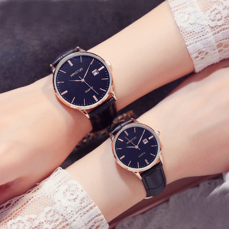 2020年新款dw手表女简约气质学生少女情侣手表男士皮带款女表大气