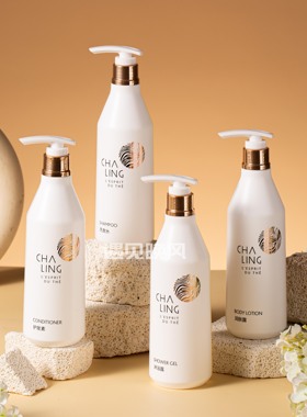 CHA LING茶灵洗护酒店款沐浴露润肤露洗发水护发素300ml 茶香系列