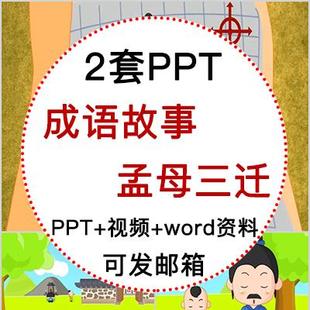 成语故事孟母三迁PPT讲故事PPT课前演讲孟母三迁PPT家长助教PPT