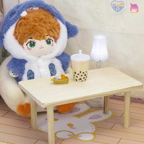 棉花娃娃家具木桌子书桌拍摄道具