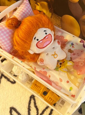 棉花娃娃娃屋床20cm便宜ob11双层迷你小家具专用场景宝宝可爱搭配