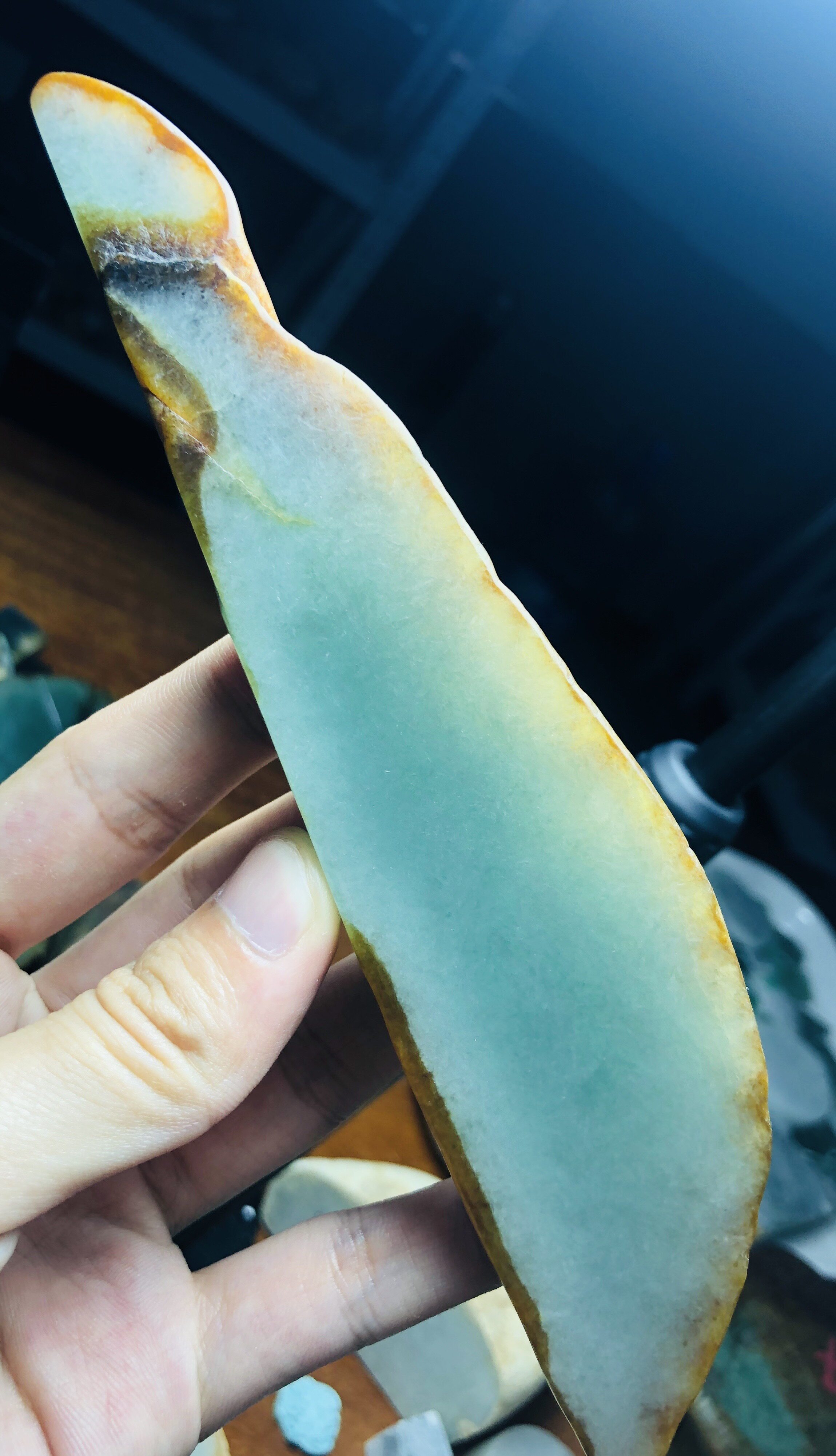 缅甸翡翠大马坎老坑山料原石玉石毛料半明料片料定制