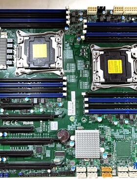 超微X10DAI双路X99 2011-3主板C612芯片组支持E5 V3/V4服务器DDR4