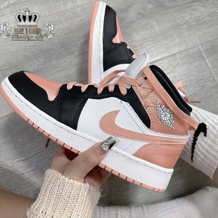 DM9077 1女子樱花粉AJ1高帮复古休闲运动板鞋 108 Jordan 耐克Air