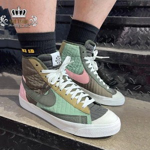 耐克Blazer Mid77男子开拓者加绒减震耐磨休闲运动板鞋DD8024-300