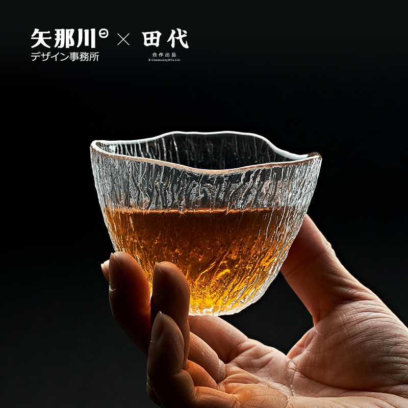 日式冰脉纹主人杯 功夫茶杯耐热品茶杯独享品茗杯单配茶具小杯子