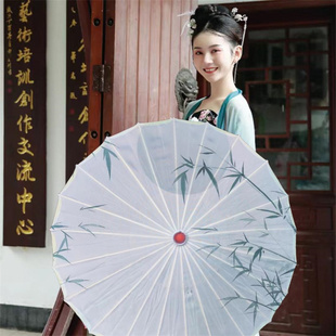 清竹演出如梦令舞蹈伞走秀表演道具工艺伞人间烟火雨巷佳人跳舞伞