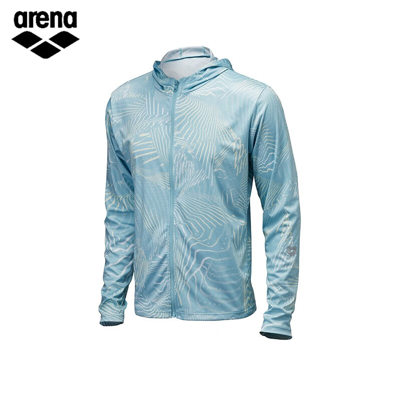 arena阿瑞娜长袖连帽防晒衣泳衣