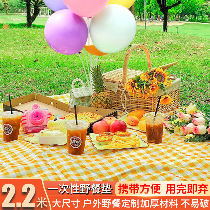一次性野餐垫户外露营加厚春游桌布加大地垫郊游台布沙滩垫野餐布,餐饮具,一次性桌布,淘宝优惠券,粉丝福利购,淘宝优惠卷
