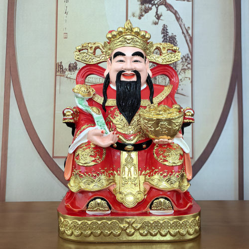 树脂财神爷佛像树脂财神