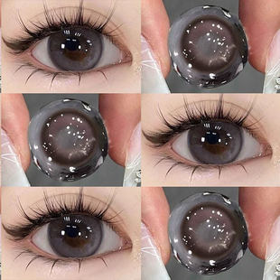 泪光小鹿美瞳年抛大直径棕色日常自然冬季新年开运妆隐形眼镜DTB