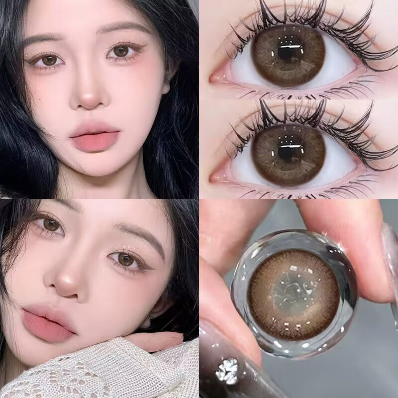 小鱼饼饼美瞳年抛大直径棕色温柔风秋冬新款新年开运隐形眼镜DTB,隐形眼镜/护理液,彩色隐形眼镜,淘宝优惠券,粉丝福利购,淘宝优惠卷