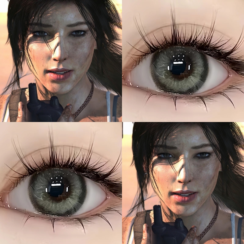 劳拉cos美瞳半年抛女大直径古墓丽影cosplay漫展彩色隐形眼镜2PW