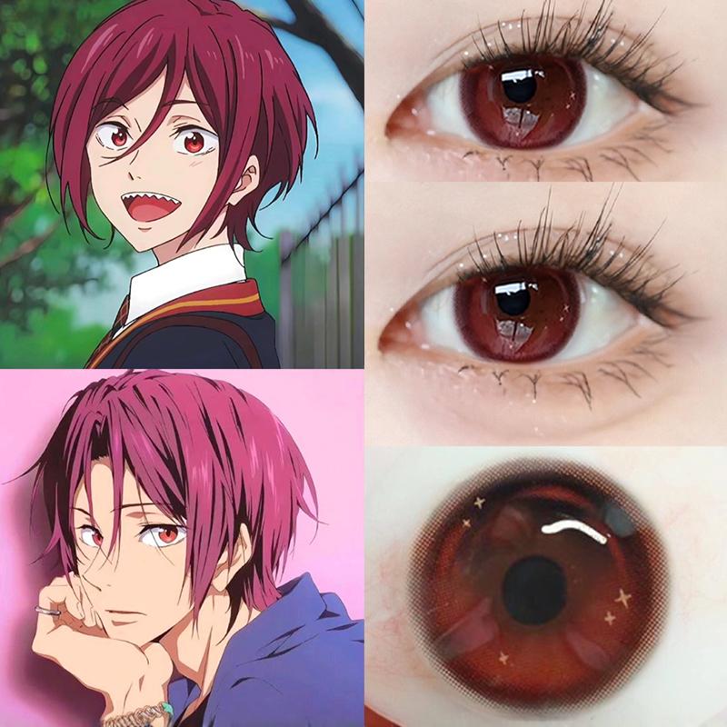 美瞳一副送护理液+盒