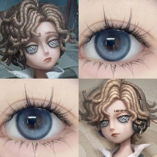 气象学家cos美瞳年抛蓝色大直径第五人格三明治工艺隐形眼镜DTB