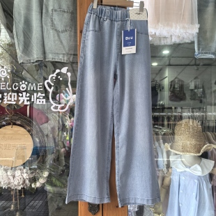 女童中大童牛仔裤夏季新款儿童夏装裤子休闲裤宝宝薄款牛仔裤长裤