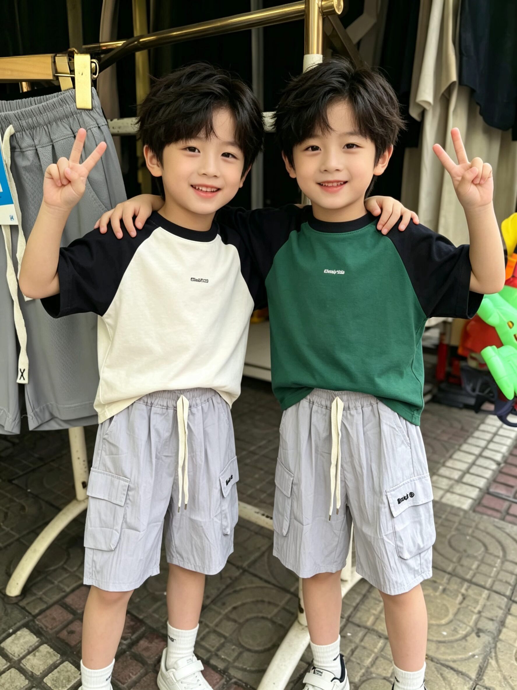 男中大童短裤中裤夏季2026新款儿童韩版宽松休闲裤速干面料运动裤