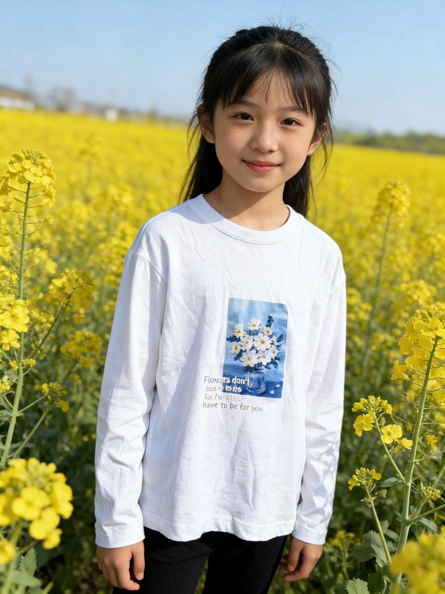 琦瑞德泽女中大童长袖T恤儿童洋气时髦打底衫女宝宝春秋装上衣潮